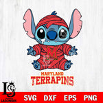 Maryland Terrapins Stitch Mummy Svg Eps Dxf Png File, NCAA svg, Digital Download, Instant Download