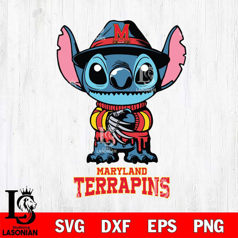 Maryland Terrapins Stitich Freddy Krueger Svg Eps Dxf Png File, NCAA svg, Digital Download, Instant Download