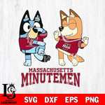 Massachusetts Minutemen Bluey Chilli Sport Svg Eps Dxf Png File, Digital Download, Instant Download