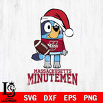 Massachusetts Minutemen Bluey Christmas Svg Eps Dxf Png File, Digital Download