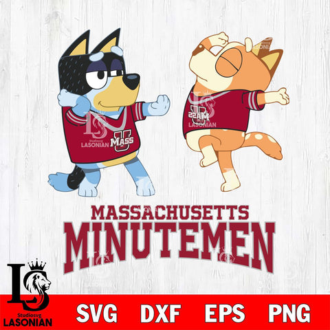 Massachusetts Minutemen Bluey Dance Svg Eps Dxf Png File, Digital Download, Instant Download