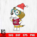 Massachusetts Minutemen Bluey Honey Christmas Svg Eps Dxf Png File, Digital Download, Instant Download