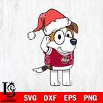 Massachusetts Minutemen Bluey Jack Christmas Svg Eps Dxf Png File, Digital Download, Instant Download