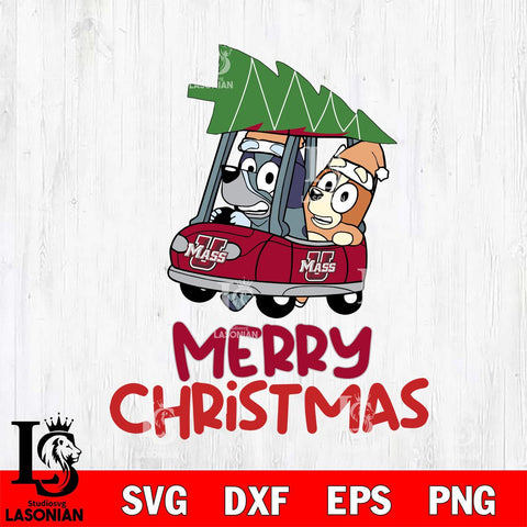 Massachusetts Minutemen Bluey Merry Christmas Svg Eps Dxf Png File, Digital Download