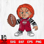Massachusetts Minutemen Chucky Horror 12 Svg Eps Dxf Png File, NCAA svg, Digital Download, Instant Download