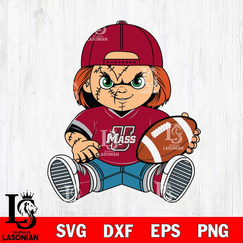 Massachusetts Minutemen Chucky Horror 3 Svg Eps Dxf Png File, NCAA svg, Digital Download, Instant Download