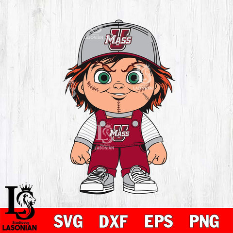 Massachusetts Minutemen Chucky Horror Svg Eps Dxf Png File, NCAA svg, Digital Download, Instant Download