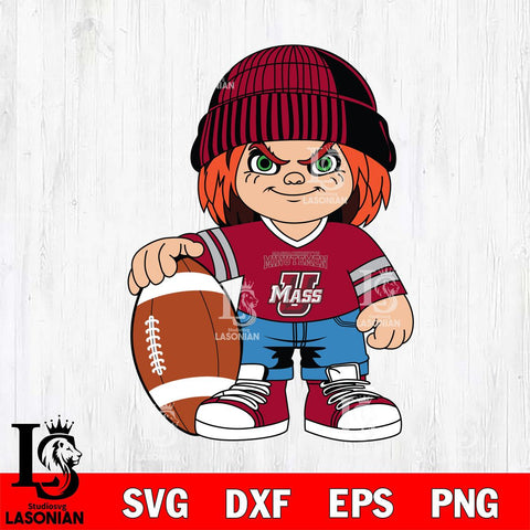 Massachusetts Minutemen Chucky Horror 4 Svg Eps Dxf Png File, NCAA svg, Digital Download, Instant Download