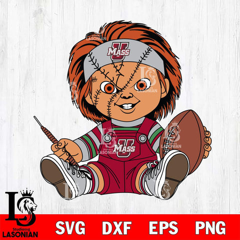 Massachusetts Minutemen Chucky Horror 9 Svg Eps Dxf Png File, NCAA svg, Digital Download, Instant Download