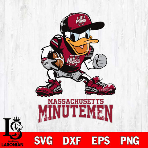 Massachusetts Minutemen Donal Duck Disney, Svg Eps Dxf Png File, Digital Download