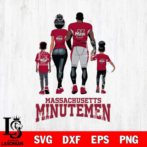 Massachusetts Minutemen Family Love Rugby SVG DXF EPS PNG FILE,NCAA SVG, Father day Digital Download,Instant Download, Silhouette