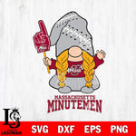 Massachusetts Minutemen Gnomes Fan Svg Eps Dxf Png File, Digital Download, Instant Download