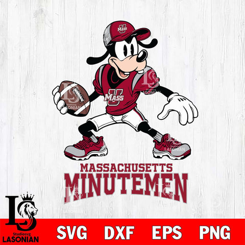 Massachusetts Minutemen Goofy Disney, Svg Eps Dxf Png File, Digital Download