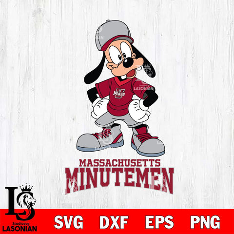 Massachusetts Minutemen Goofy Sport SVG DXF EPS PNG FILE,NCAA svg ,Football Digital Download,Instant Download, Silhouette