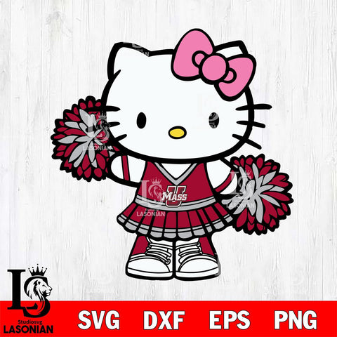 Massachusetts Minutemen Hello Kitty Cheerleader 11 Svg Eps Dxf Png File, Digital Download, Instant Download
