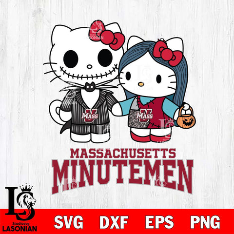 Massachusetts Minutemen Hello Kitty Horror 11 Svg Eps Dxf Png File, Digital Download