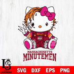 Massachusetts Minutemen Hello Kitty Horror Svg Eps Dxf Png File, Digital Download