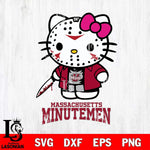 Massachusetts Minutemen Hello Kitty Horror 3 Svg Eps Dxf Png File, Digital Download