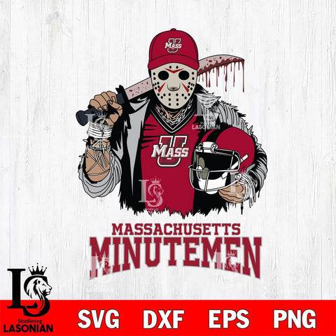 Massachusetts Minutemen Jason Voorhees 2 Svg Eps Dxf Png File, Digital Download