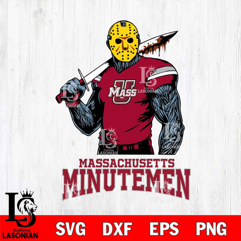 Massachusetts Minutemen Jason Voorhees 7 Svg Eps Dxf Png File, Digital Download
