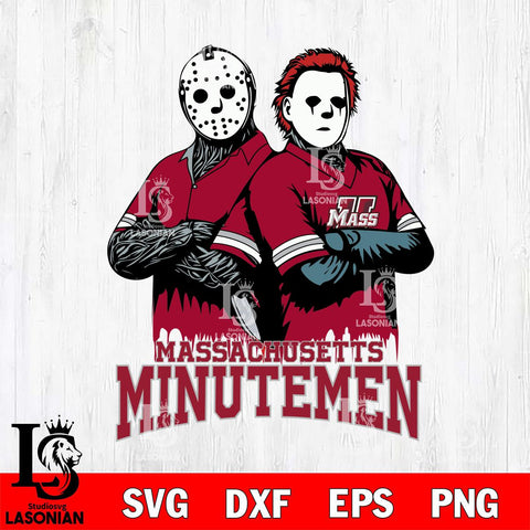 Massachusetts Minutemen Jason Voorhees 8 Svg Eps Dxf Png File, Digital Download