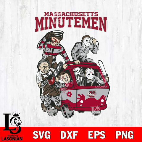 Massachusetts Minutemen Jason Voorhees Horror 10 Svg Eps Dxf Png File, NCAA svg, Digital Download, Instant Download