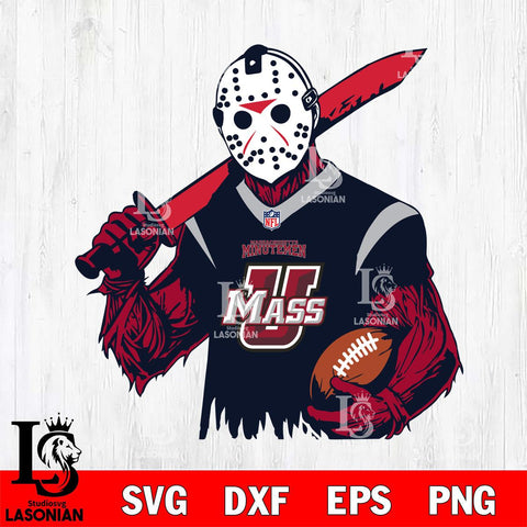Massachusetts Minutemen Jason Voorhees Horror 11 Svg Eps Dxf Png File, NCAA svg, Digital Download, Instant Download