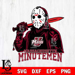 Massachusetts Minutemen Jason Voorhees Horror 12 Svg Eps Dxf Png File, NCAA svg, Digital Download, Instant Download