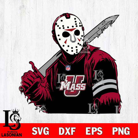 Massachusetts Minutemen Jason Voorhees Horror 7 Svg Eps Dxf Png File, NCAA svg, Digital Download, Instant Download