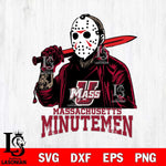 Massachusetts Minutemen Jason Voorhees Horror Halloween Svg Eps Dxf Png File, NCAA svg, Digital Download, Instant Download