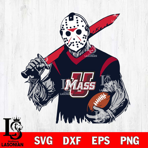 Massachusetts Minutemen Jason Voorhees Horror Halloween 2 Svg Eps Dxf Png File, NCAA svg, Digital Download, Instant Download