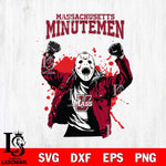 Massachusetts Minutemen Jason Voorhees Horror Halloween 3 Svg Eps Dxf Png File, NCAA svg, Digital Download, Instant Download