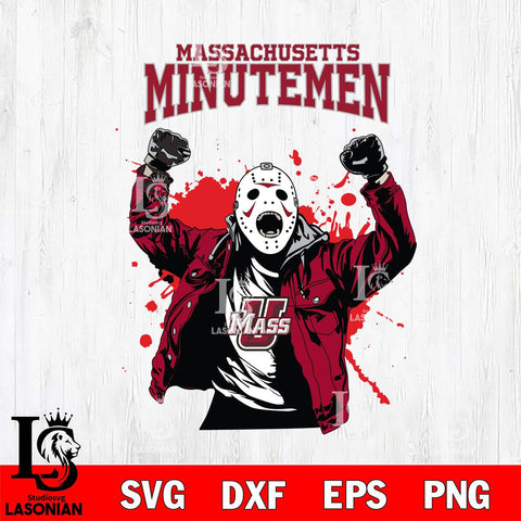 Massachusetts Minutemen Jason Voorhees Horror Halloween 3 Svg Eps Dxf Png File, NCAA svg, Digital Download, Instant Download