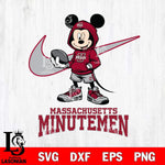 Massachusetts Minutemen Mikey Mouse Disney NIKE, Svg Eps Dxf Png File, Digital Download