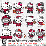 Massachusetts Minutemen NCAA Bundle 12 Svg Eps Dxf Png File, NCAA svg, Digital Download, Instant Download