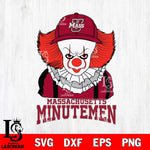 Massachusetts Minutemen Pennywise Horror Sport 10 Svg Eps Dxf Png File, Digital Download