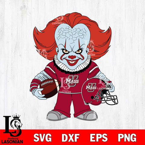 Massachusetts Minutemen Pennywise Horror Sport Svg Eps Dxf Png File, Digital Download
