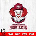 Massachusetts Minutemen Pennywise Horror Sport 4 Svg Eps Dxf Png File, Digital Download