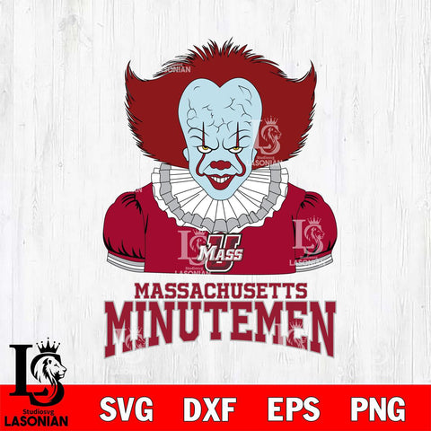 Massachusetts Minutemen Pennywise Horror Sport 5 Svg Eps Dxf Png File, Digital Download
