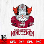 Massachusetts Minutemen Pennywise Horror Sport 7 Svg Eps Dxf Png File, Digital Download