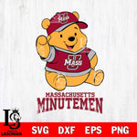 Massachusetts Minutemen Pooh Bear Disney, Svg Eps Dxf Png File, Digital Download