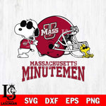 Massachusetts Minutemen Snoopy Sport 2 Svg Eps Dxf Png File, Digital Download