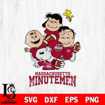 Massachusetts Minutemen Snoopy Sport 4 Svg Eps Dxf Png File, Digital Download