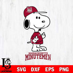 Massachusetts Minutemen Snoopy Sport 8 Svg Eps Dxf Png File, Digital Download