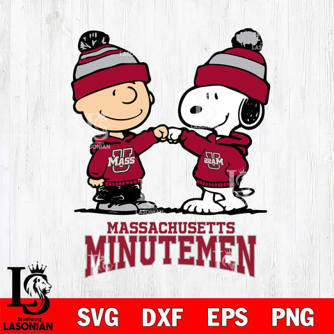 Massachusetts Minutemen Snoopy Sport 9 Svg Eps Dxf Png File, Digital Download