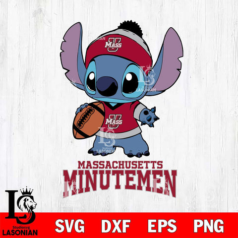 Massachusetts Minutemen Stitch Disney, Svg Eps Dxf Png File, Digital Download