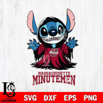 Massachusetts Minutemen Stitch Ghost Svg Eps Dxf Png File, NCAA svg, Digital Download, Instant Download