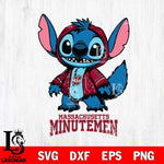Massachusetts Minutemen Stitch Halloween Svg Eps Dxf Png File, NCAA svg, Digital Download, Instant Download
