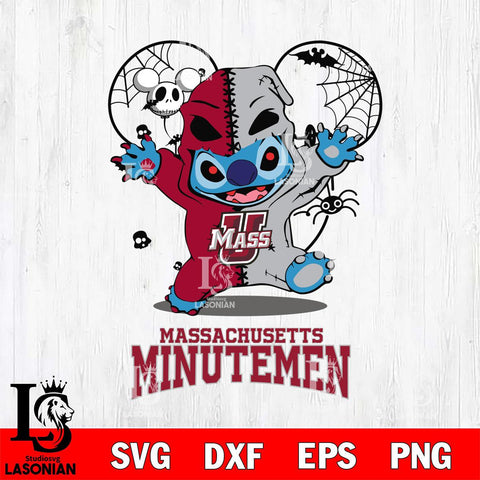 Massachusetts Minutemen Stitch Horror Halloween 2 Svg Eps Dxf Png File, Digital Download, Instant Download