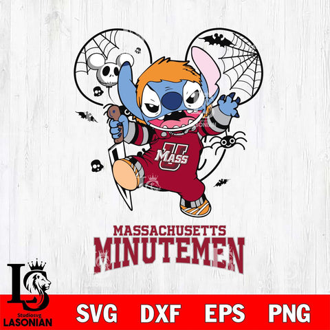 Massachusetts Minutemen Stitch Michael Halloween Svg Eps Dxf Png File, Digital Download, Instant Download